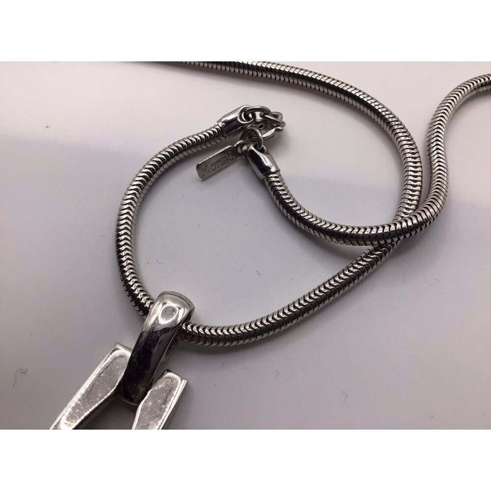 Monet Abstract Chunky Necklace Pendant - Picture 3 of 5